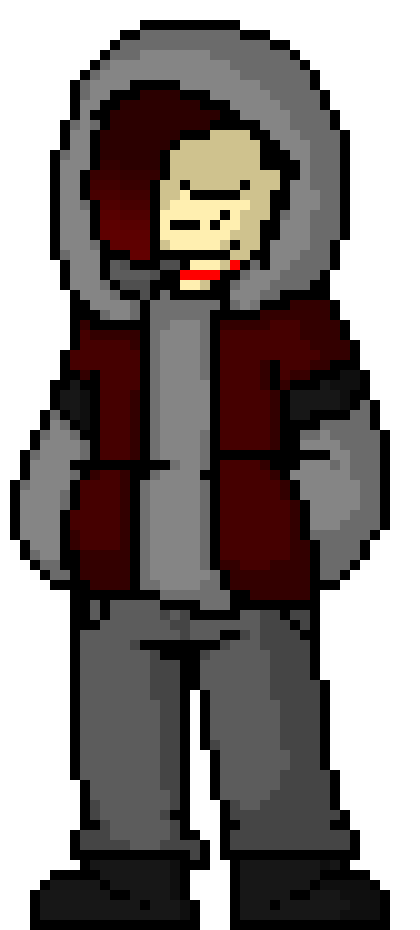 [45d928] -anti sits on the cliff edge listening to his music box-