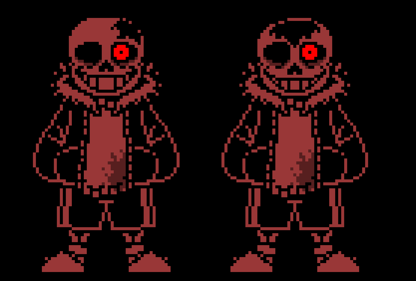 [77b851] ( Correct, the second version is made by Sour Apple Studios, the actual creator of Horrortale. The other is made by the fans of the AU. ]