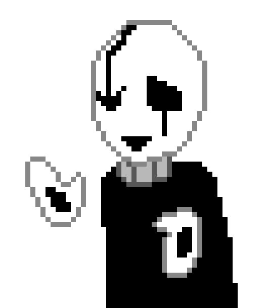 [b63bdb] ..... *watches as SANS falls to his knees, unable to do anything* 