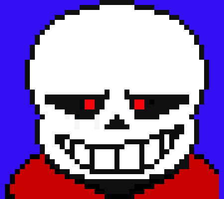 [55425f] let's get started smiley don't go easy on me go hard-Metal Sans