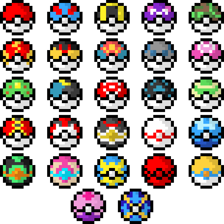[23662b] Poké Ball Pixel