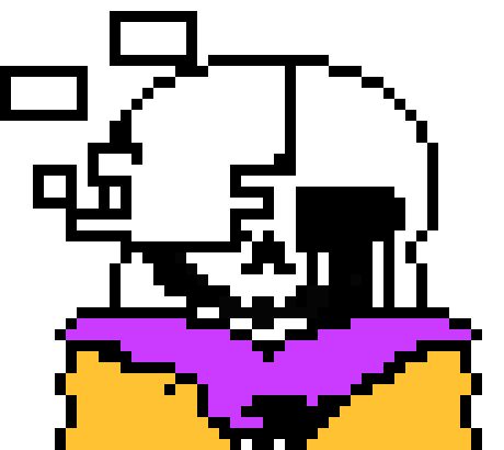 [53a360] * miss then an error blaster appear behind karma and blasts him * my new gaster blaster attack