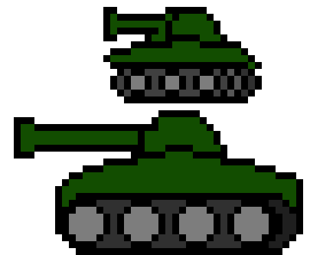 [954e1e] Pixel Tanks