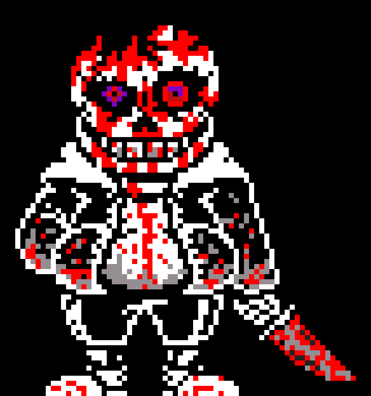 [6a27ef] *i'd block the kick that was about to hit rainbow and would then lunge at the person tying to kick rainbow*...-NO AU!Sans