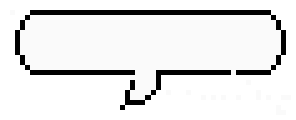 [8027f5] pixel speech bubble