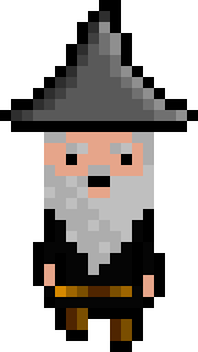 [bb0007] Pixel Wizard Black Jumping AniF 2