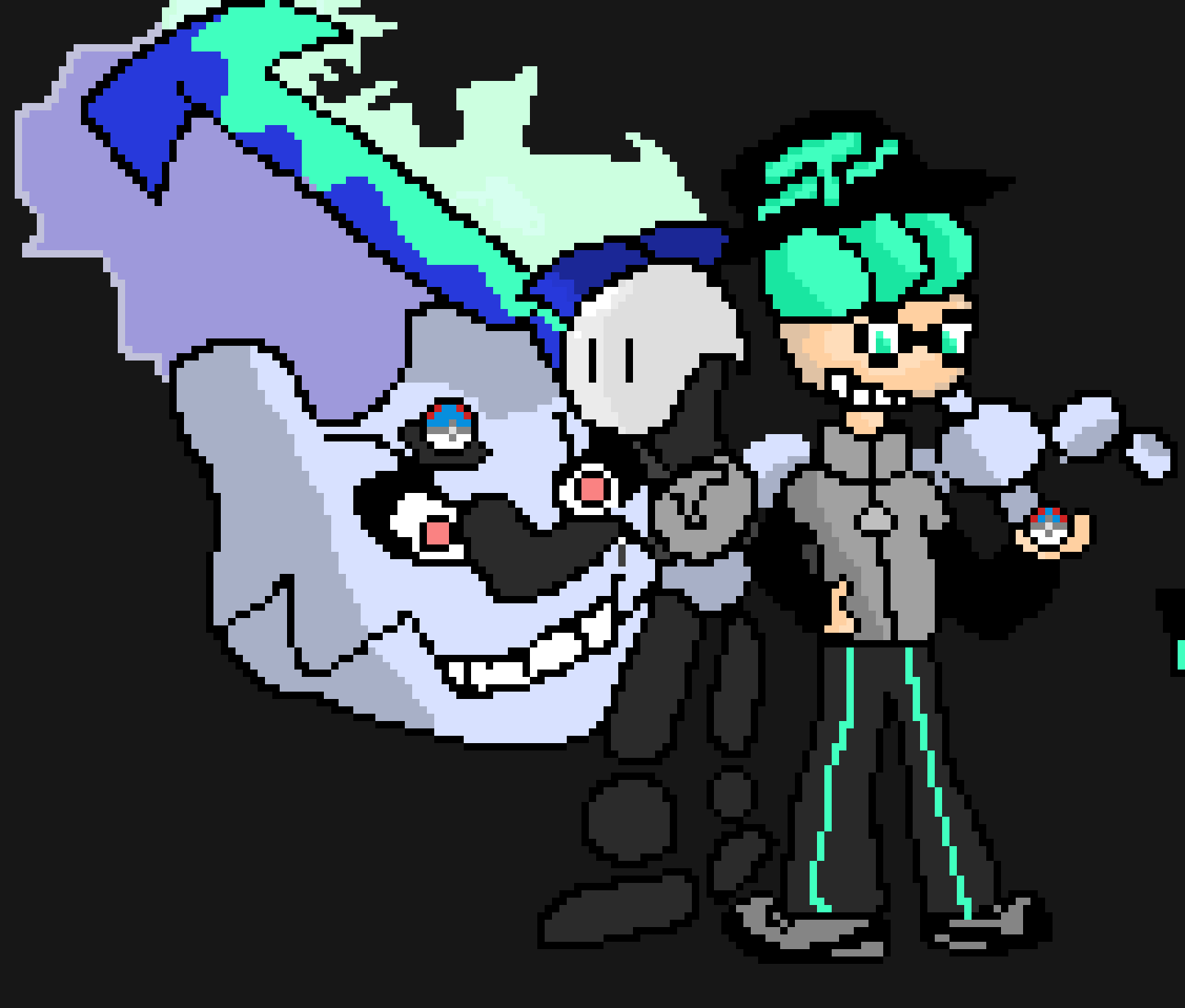 [3fcaee]  go pokeball ( throws the pokeball -Tom