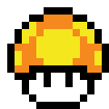 [9664c4] yellow mushroom