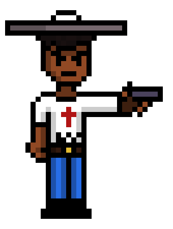 [8e9501] *Poofy fires more flame bullets at the monster* 