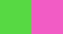 [e6932a] green and magenta