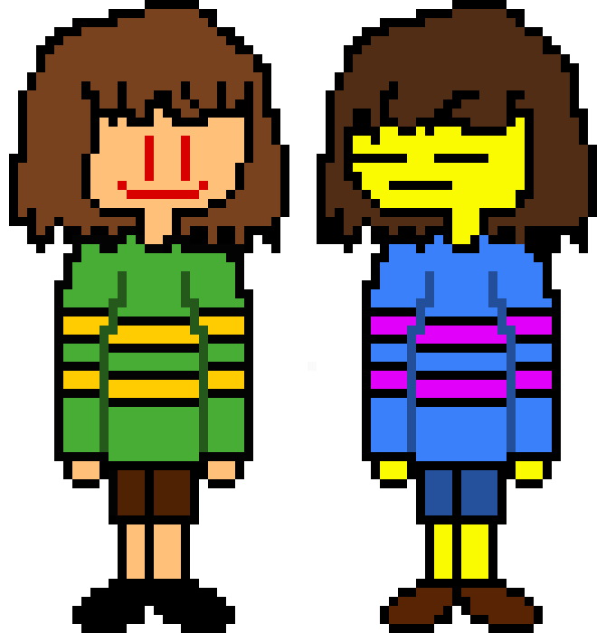 [26b1ec] ~ Chara & Frisk ~