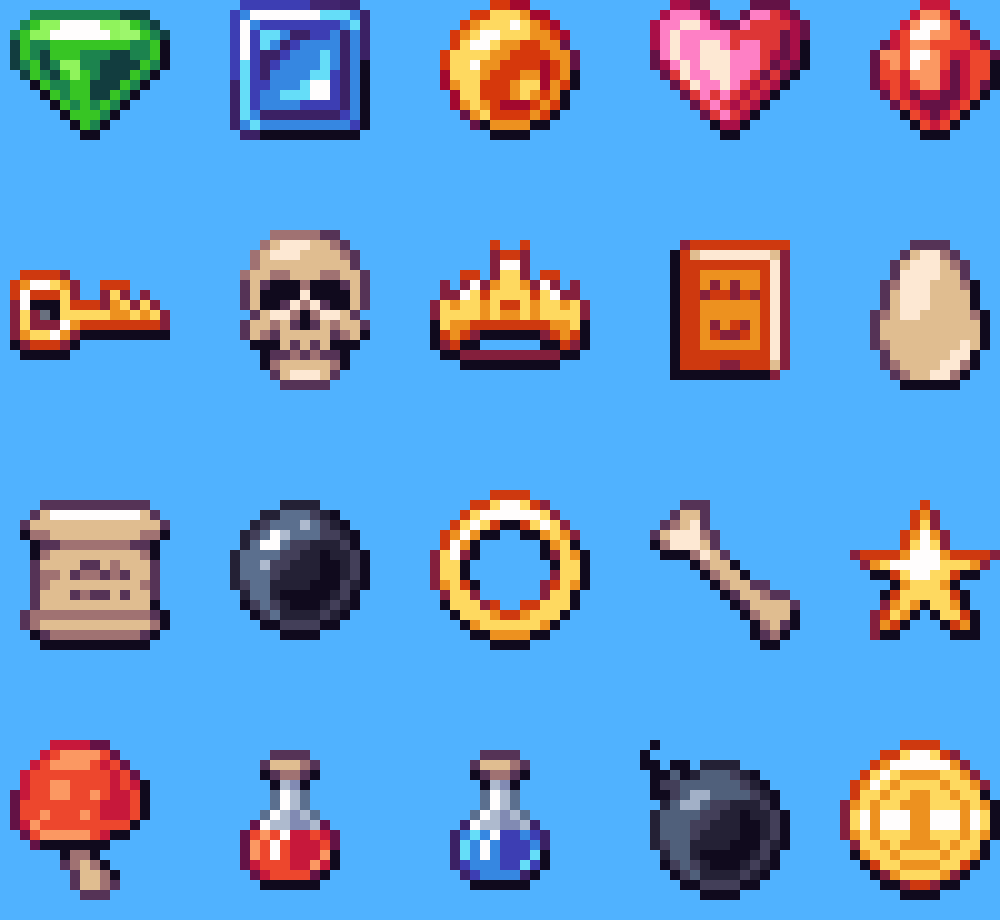 [19a0e9] collectables blue background