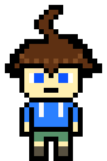 [9664c4] Danganronpa Giyo/Jay Pixel Sprite