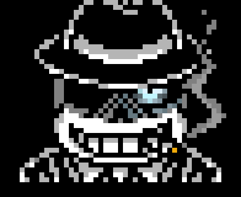 [4076f0] no, spooky month. -mafia sans (cleetus)
