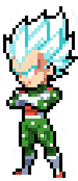 [ba2ef1] snowflake saiyan vegeta (christmas)