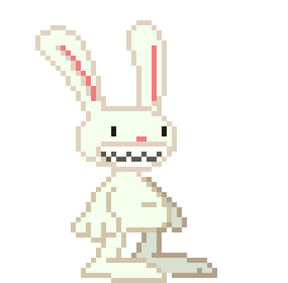 [c15a39] Max: hey mr bunny bot that's missing a face, can i rip you to pieces and use your remains as weapons?