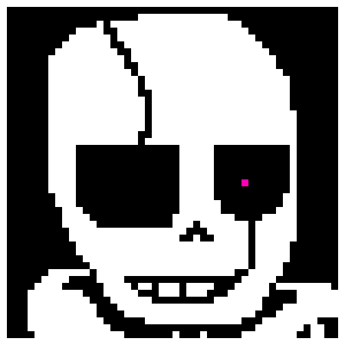 [04f305] with the last of my energy... -summons gaster blaster and shoots it at gunther-