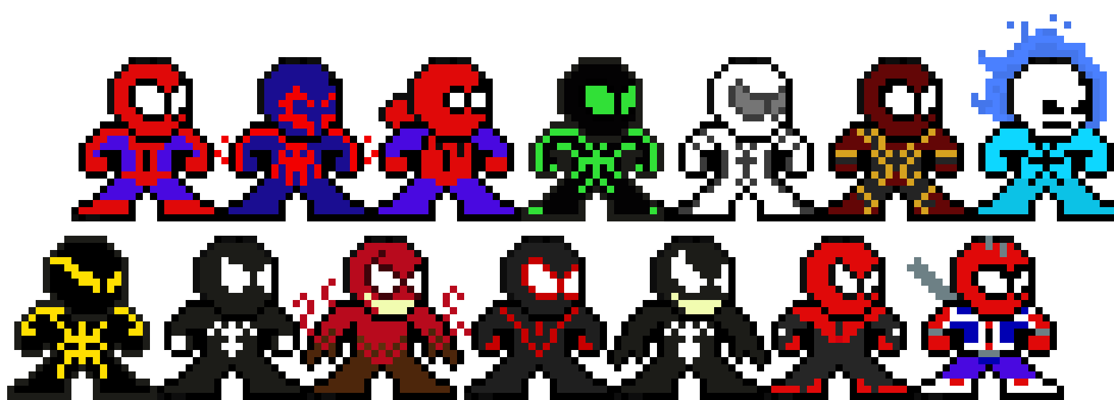 [9664c4] different spidermen