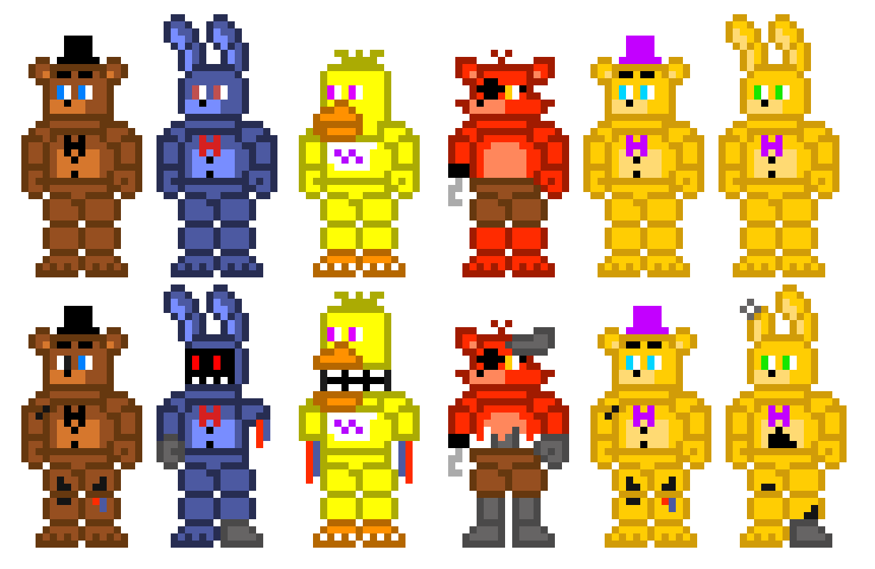 [3b1282] Fredbear and Friends Normal And Withered