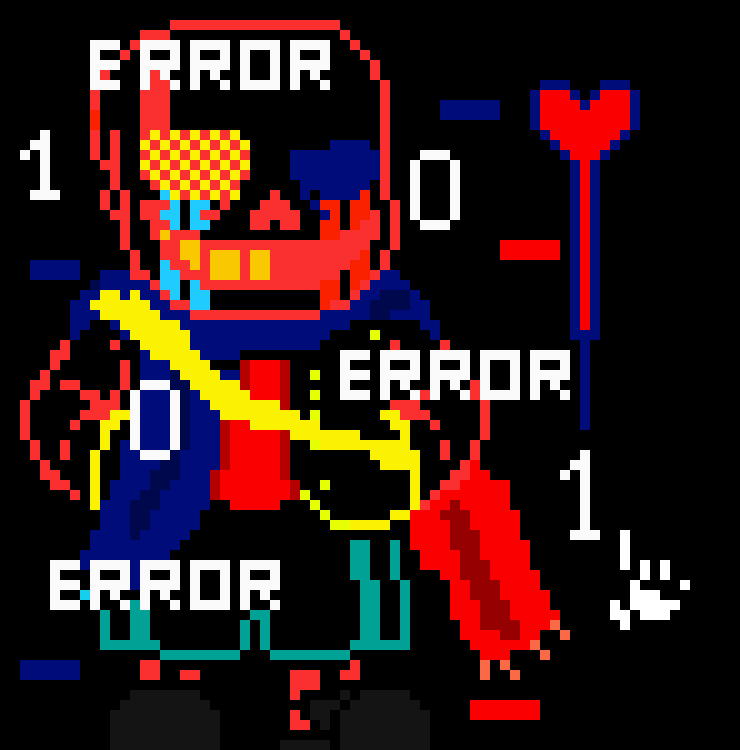 [2fe70b] *summons thousands more and the gaster hands have red cores* Game Over infected lets play again