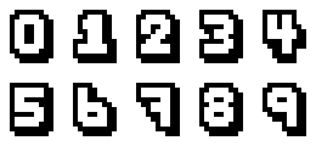 [0bcdcf] Numbers pixel!!!