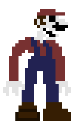 [5a5c9c] *he glares at EXE* . . . {MAR/Faker Mario} 