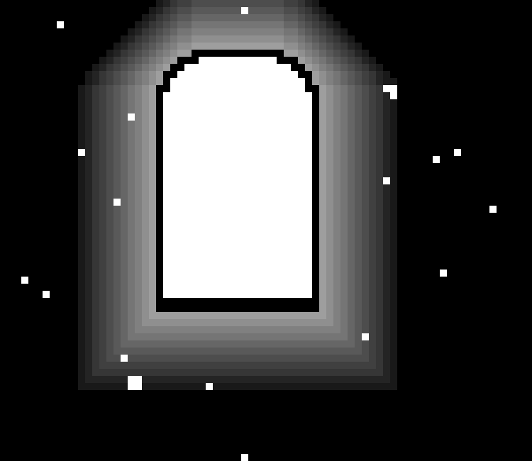 [9664c4] room 1 black door sparkle 4