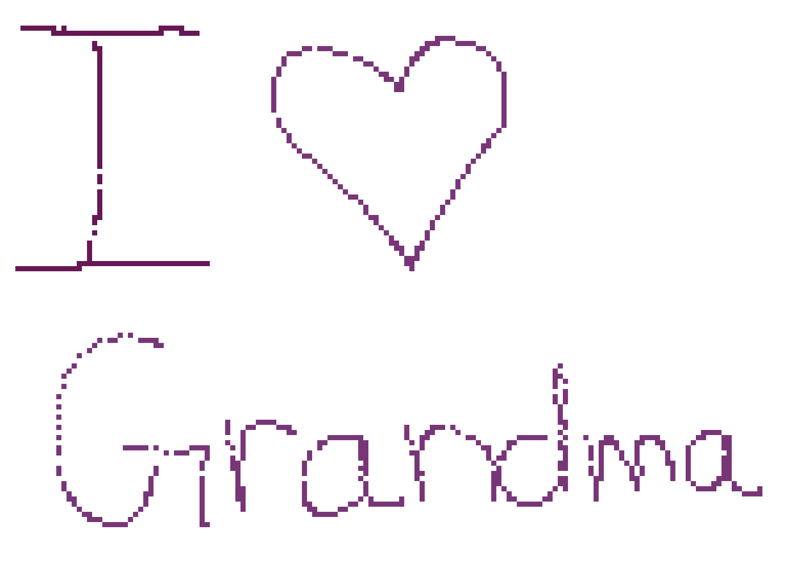 [2b6c6d] i love grandma