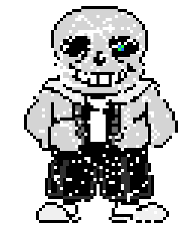 [f8c819] glitched grey sans