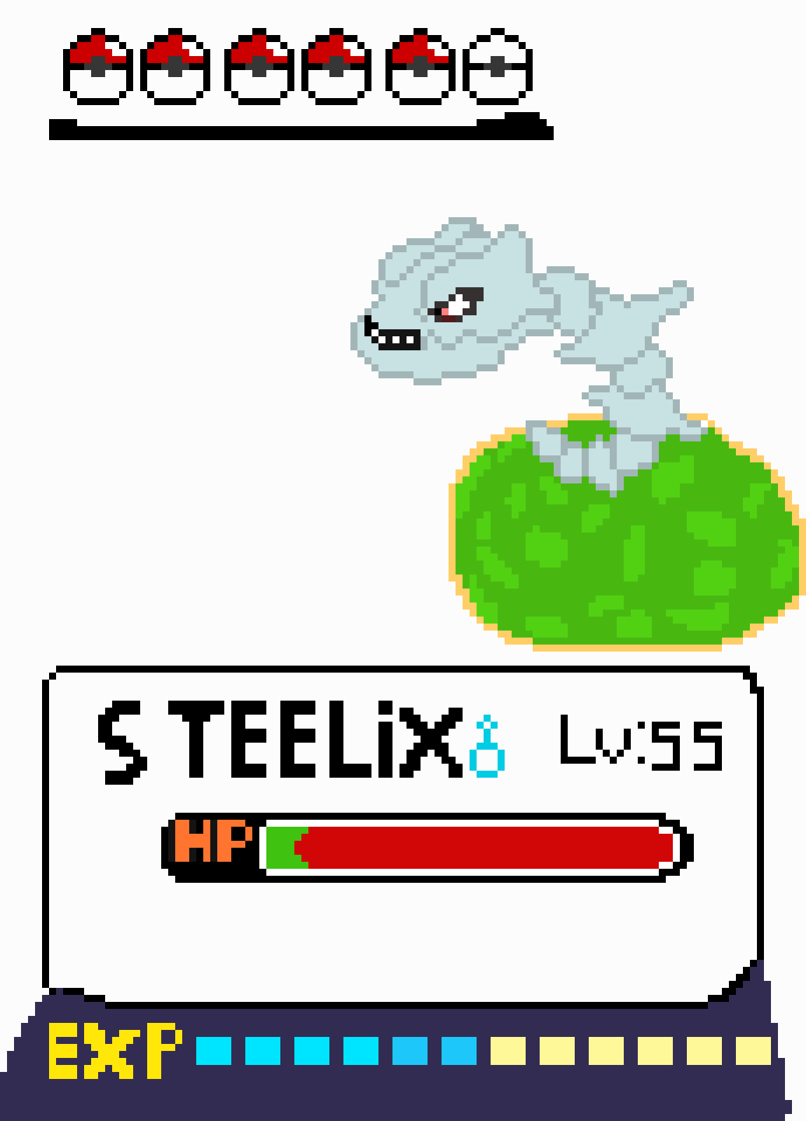 [3fcaee]  PKMN trainer tom steelix stays -Tom