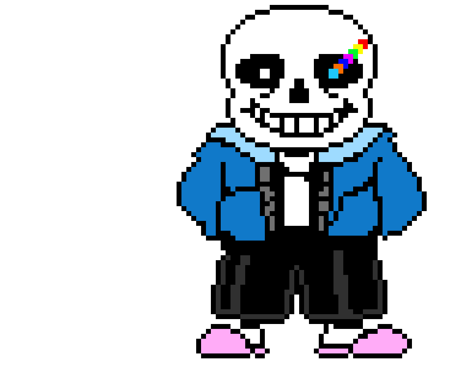 [229c66] Sans rainbow eye Sprite