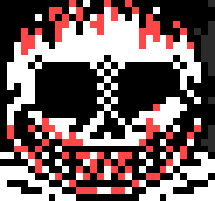 [583245] And so one day... I, will have your ACTUAL, IRL, head mounted on my damn wall all because you gave me that sprite WITHOUT COLOUR... And again... IT... WAS... A LIVID... HELL.... TO COLOUR IN.....