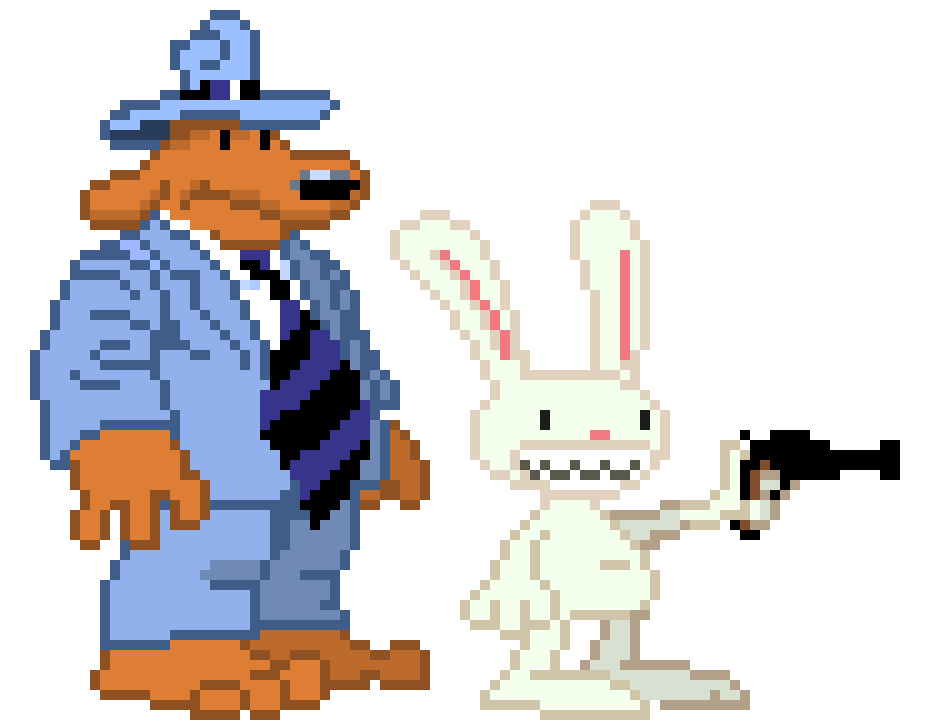 [c15a39] Max: Hey Sam, should i shoot at him now or. . . Sam: I'm A dog, and Max here isn't Afraid to shoot 