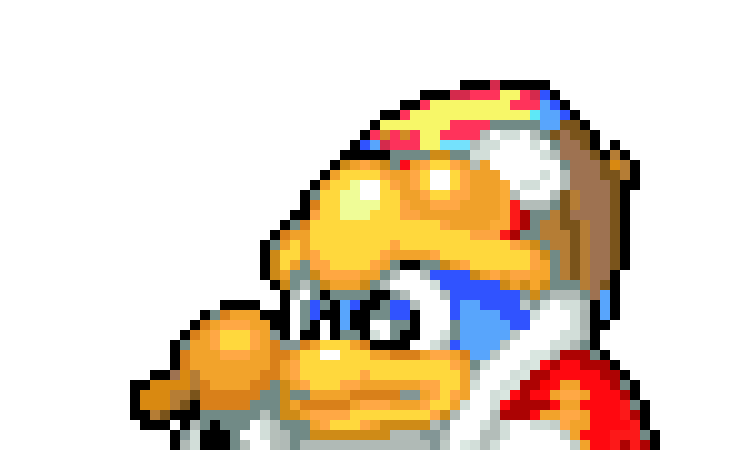 [53a360] smashes the slime into pieces *