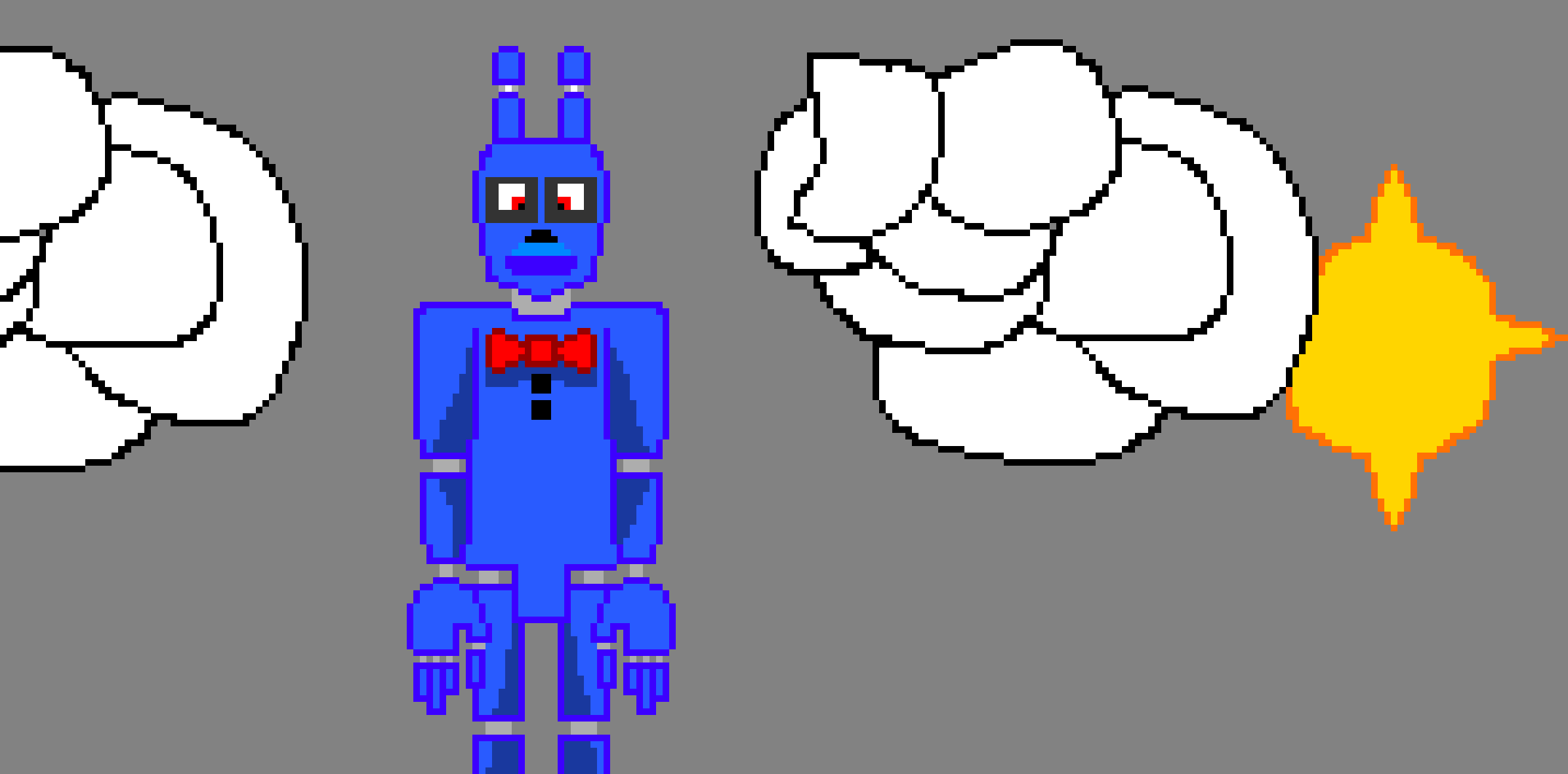 [9664c4] Bonnie The Bunny Pixel Art