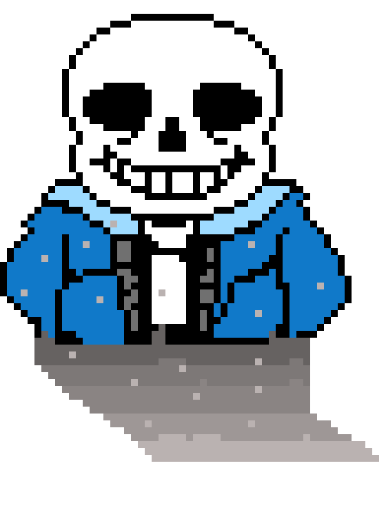 [2b48cc] Sans  spirit  (humantale) black eye