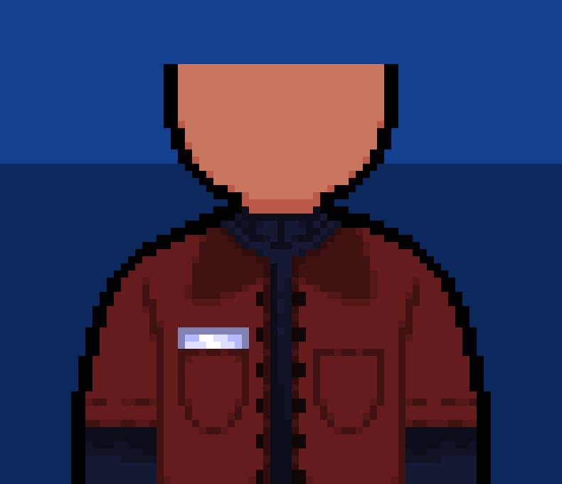 [77b851] I think this is looking good so far, and if you are asking why I didn't use Kyra's sprite. It's because I just wanted to make my own sprite... Again. -Grim