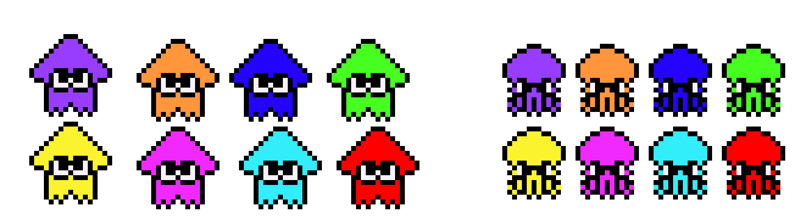 [9664c4] inklings and octolings color