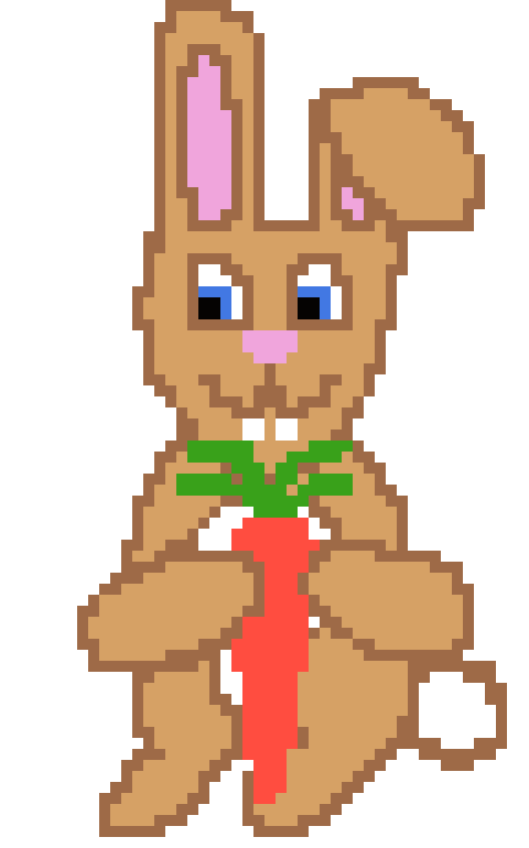 [9664c4] bunny with carrot