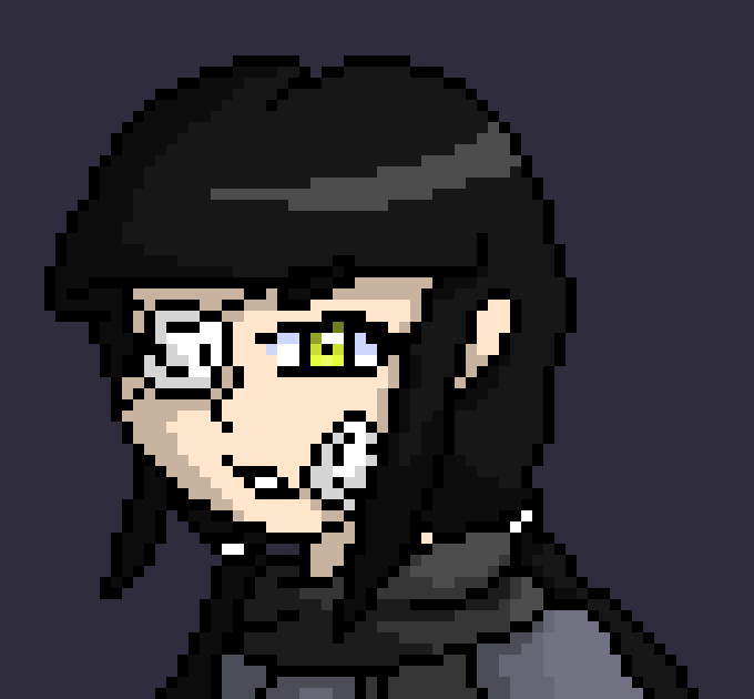 [f7c573] *she looked at Drone* put that dumb helmet back on, you look better that way anyway.