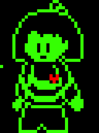 [2b9834] uses last turn to.....put a golden sstar sticker on his jacccet to cheer him up?..)-........--swapCHARA/shadow