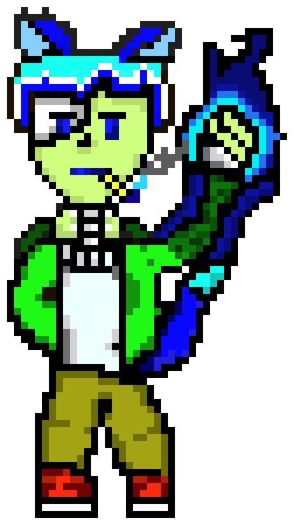 [04f305] -breaks the box open-