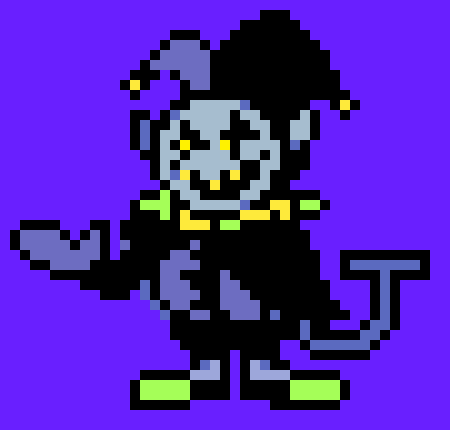 [970cdd] Jevil-(Btw at the end of the battle Jevil will join the party)