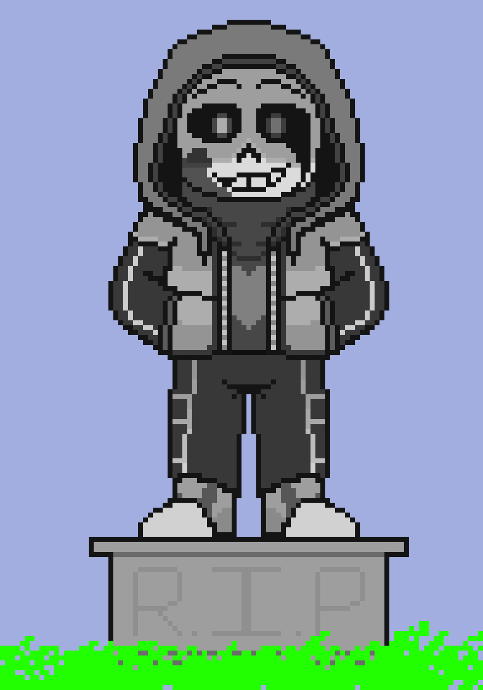 [752b4c] *The statue rests peacefully.*