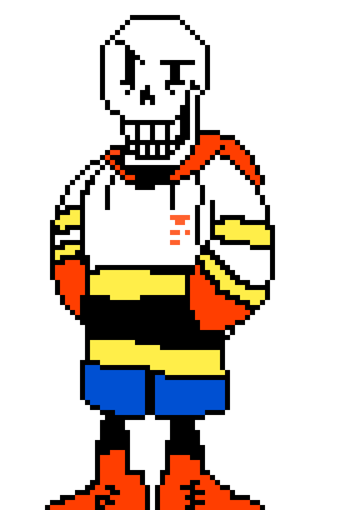 [052c23] Underswap Papyrus Sprite.