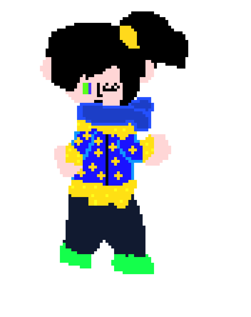 [904ba9] use her magice and grows a merria flower seats it in midde of the place were tree at