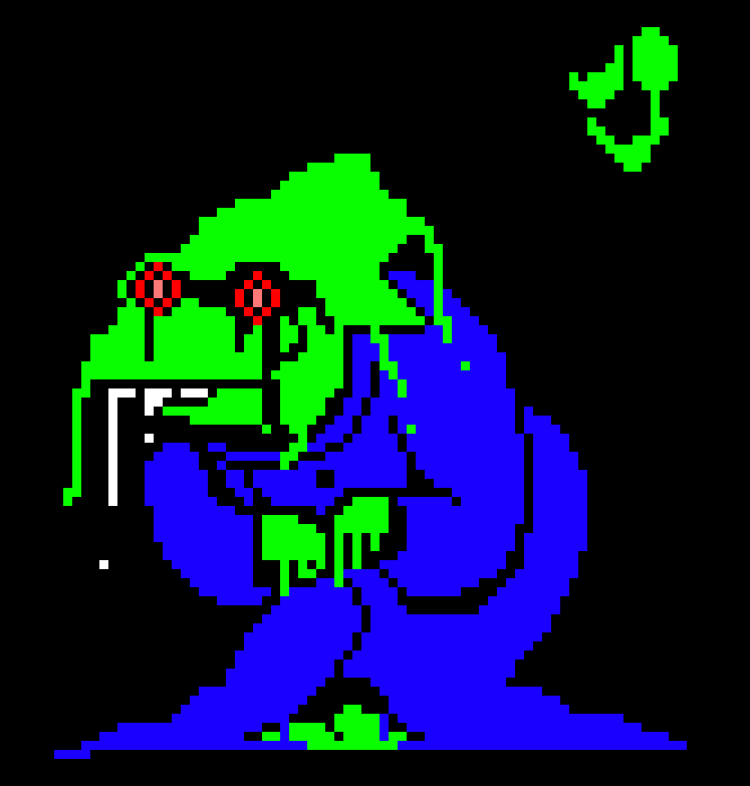 [81466a] D3T3RM1N3D M0N$T3R$ Alphys Sprite