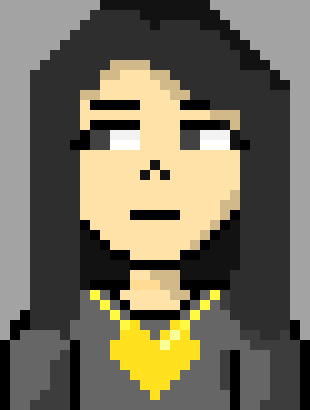 [90896a] *She turns back to Boarder and waves for her to come over.*