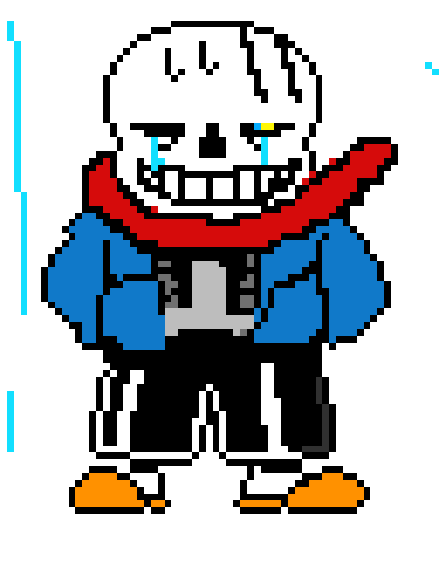 [07ef89] Tears in the rain. sans sprite