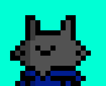 [0b51d0] "Uh oh." -He quickly swerved around the puppet, crashing into some trashcans in the alley she came out of- [Smol Kerumi]